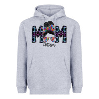 Heather Grey mom autism Heavyweight Hoodie - SublimationCraftShop
