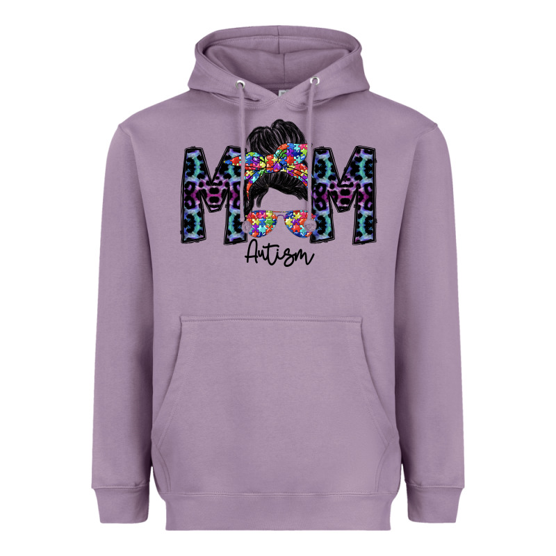Mom Autism Heavyweight Hoodie by SublimationCraftShop | Teevron