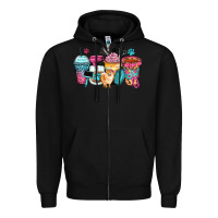Black pet groomer coffee cups Zipper Hoodie - Zillion Design Studio