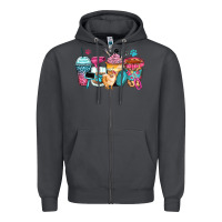 Smoke pet groomer coffee cups Zipper Hoodie - Zillion Design Studio