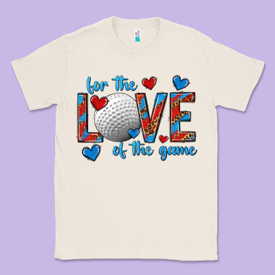 For The Love Of The Game Hockey Classic Tee Designed By Texasbilliewilder