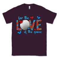Plum for the love of the game hockey Classic Tee - texasbilliewilder