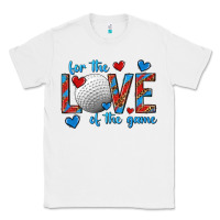White for the love of the game hockey Classic Tee - texasbilliewilder