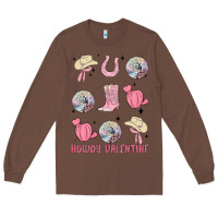 Chestnut howdy valentine Long Sleeve Tee - MaliasSmallBusiness