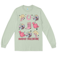 Matcha howdy valentine Long Sleeve Tee - MaliasSmallBusiness