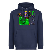 Navy boo drink Heavyweight Hoodie - CowhideDigitalArt