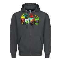 Smoke monster truck coffee cups Zipper Hoodie - Zillion Design Studio