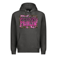 Charcoal Heather Western Somebody's Problem Premium Hoodie - LillyAllenDesigns
