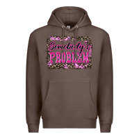 Coffee Western Somebody's Problem Premium Hoodie - LillyAllenDesigns