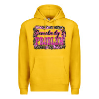 Lemon Western Somebody's Problem Premium Hoodie - LillyAllenDesigns