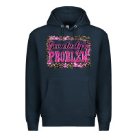 Navy Western Somebody's Problem Premium Hoodie - LillyAllenDesigns
