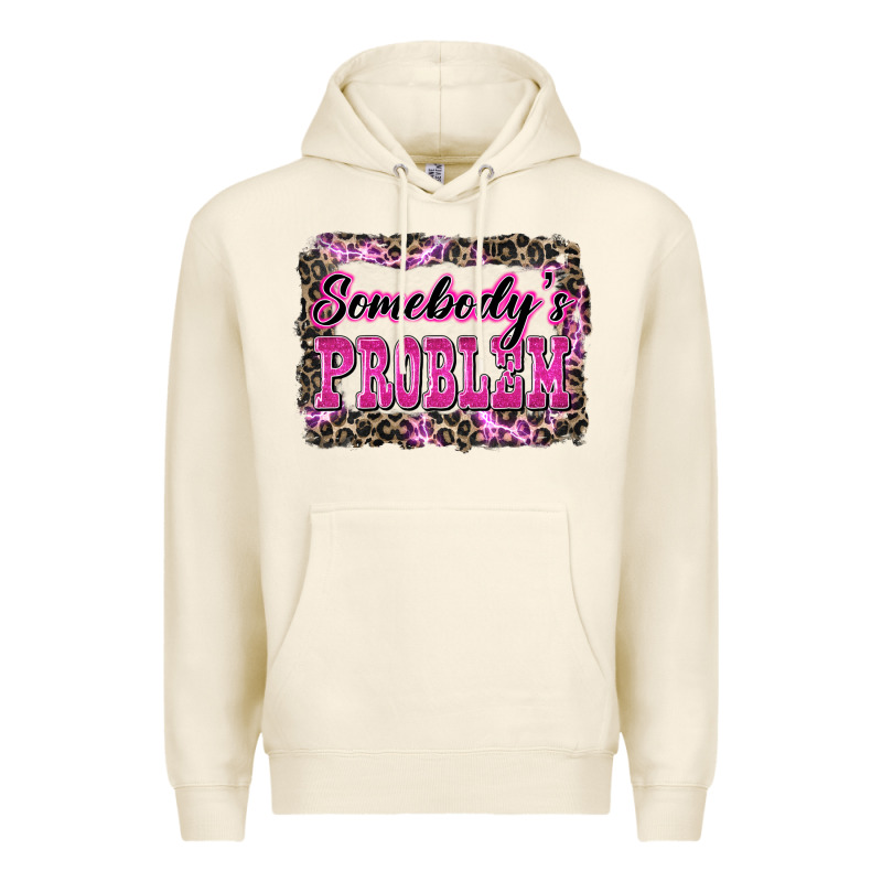 Western Somebody's Problem Premium Hoodie by LillyAllenDesigns | Teevron