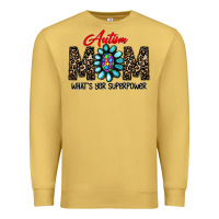Antique Gold autism Premium Sweatshirt - CowhideDigitalArt