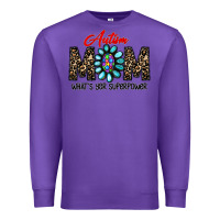 Purple autism Premium Sweatshirt - CowhideDigitalArt