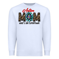 White autism Premium Sweatshirt - CowhideDigitalArt
