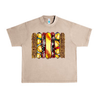 French Oak softball serape leopard cowhide glitter brushstrokes Urban Heavy Tee - Artiststas