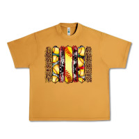 Peanut Butter softball serape leopard cowhide glitter brushstrokes Urban Heavy Tee - Artiststas