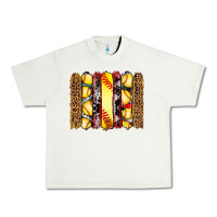 Pistachio softball serape leopard cowhide glitter brushstrokes Urban Heavy Tee - Artiststas