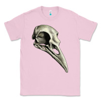 Bubblegum Pink Raven Skull Classic Tee - RanaPortraitStore