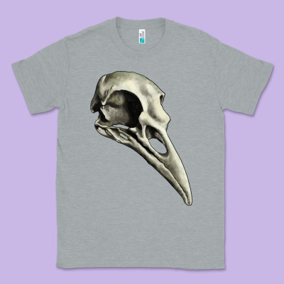 Raven Skull Classic Tee Designed By Ranaportraitstore