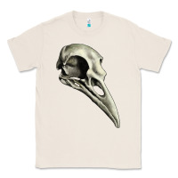 Natural Raven Skull Classic Tee - RanaPortraitStore