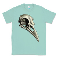 Seafoam Raven Skull Classic Tee - RanaPortraitStore