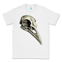 White Raven Skull Classic Tee - RanaPortraitStore