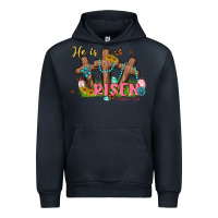 Navy he is risen Urban Hoodie - MaliasSmallBusiness