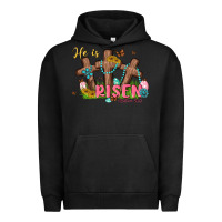 Pigment Black he is risen Urban Hoodie - MaliasSmallBusiness