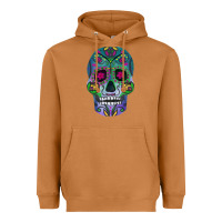 Meerkat sugar skull Heavyweight Hoodie - FaDigitalArtStudio