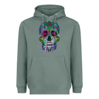 Sage sugar skull Heavyweight Hoodie - FaDigitalArtStudio