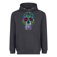 Smoke sugar skull Heavyweight Hoodie - FaDigitalArtStudio