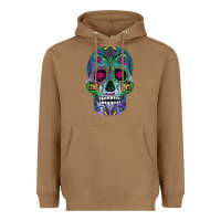 Toasted Coconut sugar skull Heavyweight Hoodie - FaDigitalArtStudio