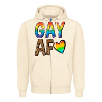 Sandshell gay af Zipper Hoodie - texasbilliewilder