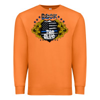 Carrot back the blue Premium Sweatshirt - CowhideDigitalArt