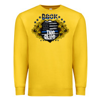 Lemon back the blue Premium Sweatshirt - CowhideDigitalArt