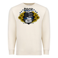 Sandshell back the blue Premium Sweatshirt - CowhideDigitalArt