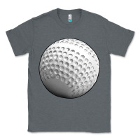 Charcoal Heather hockey ball Classic Tee - texasbilliewilder