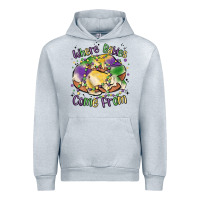 Heather Grey where babies come from Urban Hoodie - MaliasSmallBusiness