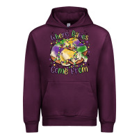 Mauve Wine where babies come from Urban Hoodie - MaliasSmallBusiness