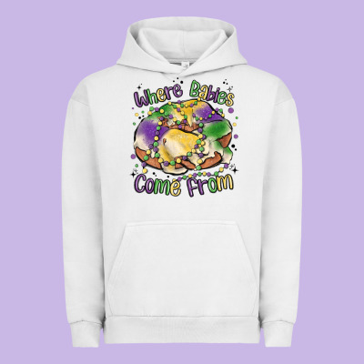 Where Babies Come From Urban Hoodie Designed By Maliassmallbusiness