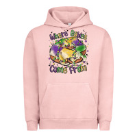 Pigment Salmon where babies come from Urban Hoodie - MaliasSmallBusiness