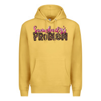 Antique Gold Western Somebody's Problem Premium Hoodie - LillyAllenDesigns