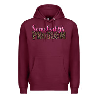 Burgundy Western Somebody's Problem Premium Hoodie - LillyAllenDesigns