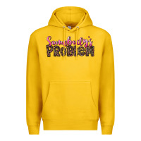 Lemon Western Somebody's Problem Premium Hoodie - LillyAllenDesigns