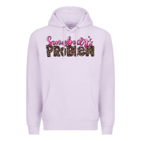 Lilac Western Somebody's Problem Premium Hoodie - LillyAllenDesigns