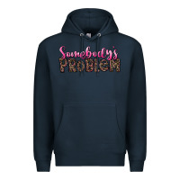 Navy Western Somebody's Problem Premium Hoodie - LillyAllenDesigns