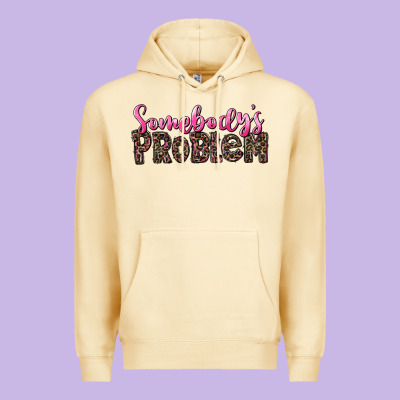 Western Somebody's Problem Premium Hoodie Designed By Lillyallendesigns