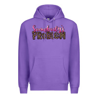 Purple Western Somebody's Problem Premium Hoodie - LillyAllenDesigns