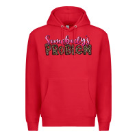 Red Western Somebody's Problem Premium Hoodie - LillyAllenDesigns